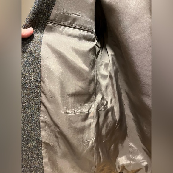 HARRIS TWEED vintage men’s blazer in mottled green; 44 tall, 🏴󠁧󠁢󠁳󠁣󠁴󠁿 - Picture 6 of 11